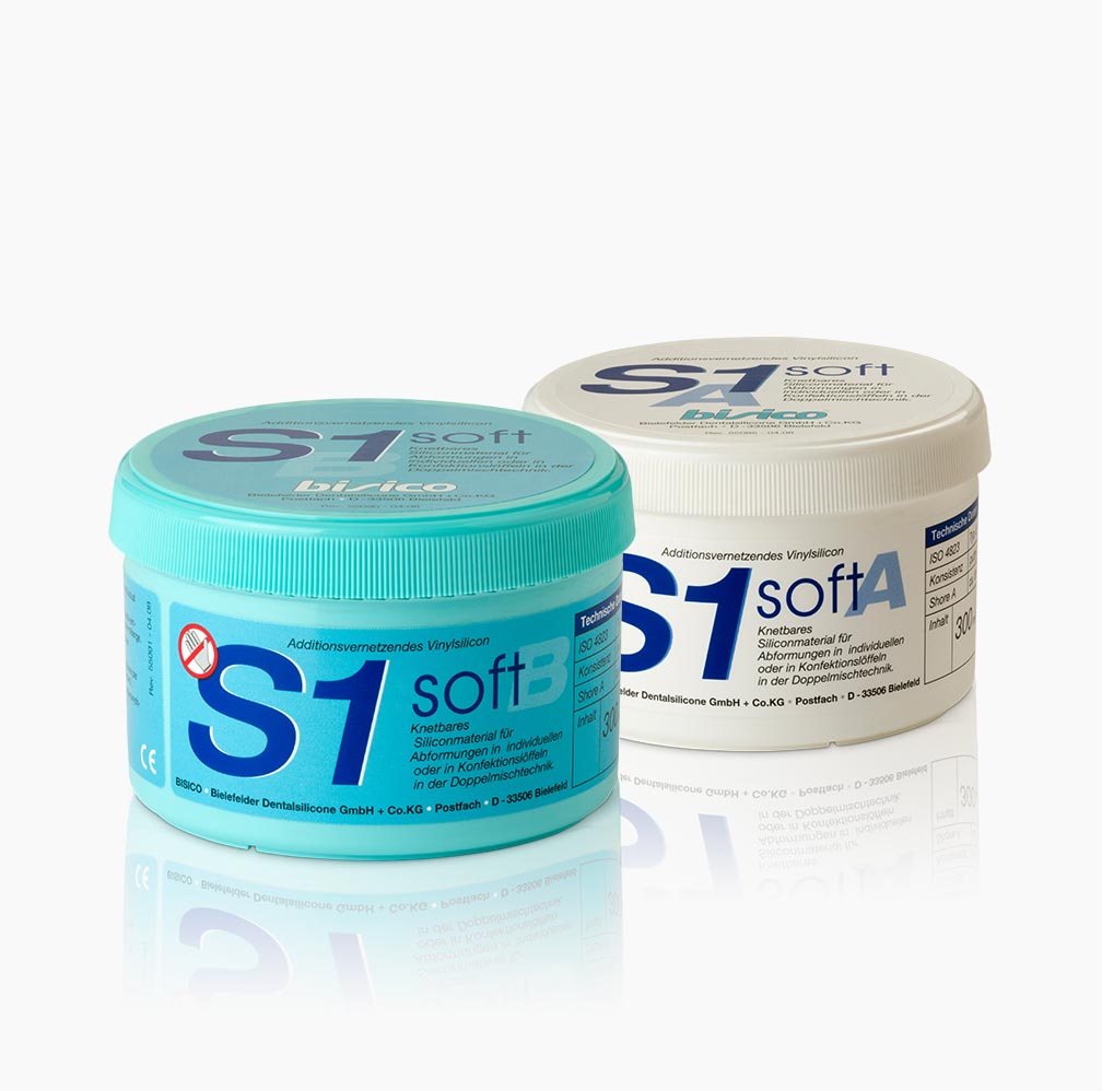 Базовый оттискный материал Bisico S1 soft, 600 мл